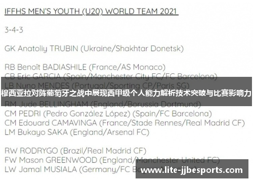 穆西亚拉对阵葡萄牙之战中展现西甲级个人能力解析技术突破与比赛影响力